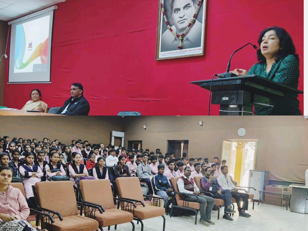 जगातील सर्वोत्तम संस्कृती भारतीय संस्कृती — मोनाली नरेंद्र बोबडे यांचे विचार विद्यार्थ्यांना मंत्रमुग्ध करणा