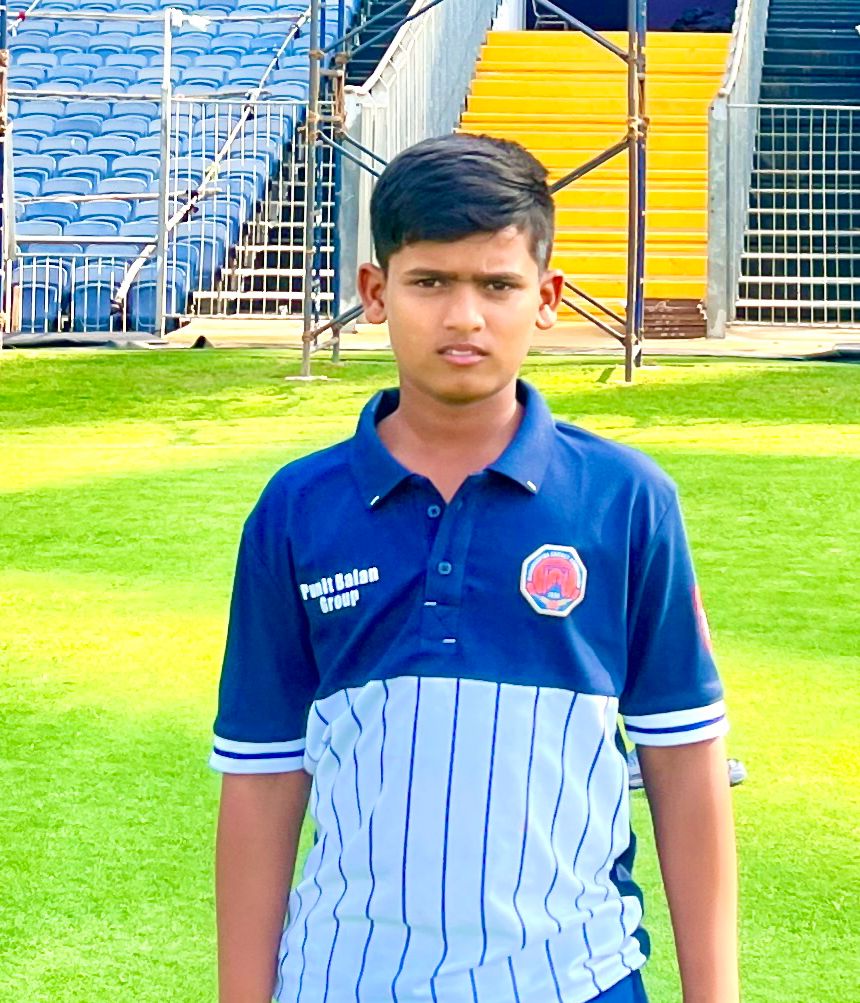 शिर्डीतील राज्य शालेय क्रिकेट निवड स्पर्धेत बीडचा शौर्य*  *शौर्य शैलेश जाधवची महाराष्ट्र संघात भक्कम निवड*