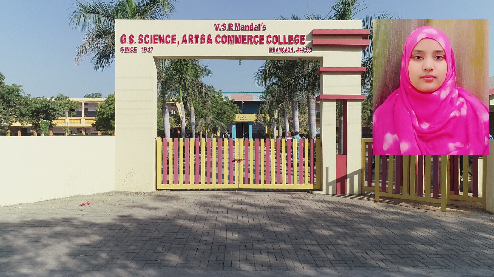 गो. से. महाविद्यालयाची विद्यार्थिनी कु. सफिया बेगम सरफराज बेग हिला बी.ए. कला शाखेतून अमरावती विद्यापीठात प्रथम मेरिट  ग्रामीण जगण्याला प्रेरणा देणारी असामान्य कामगिरी