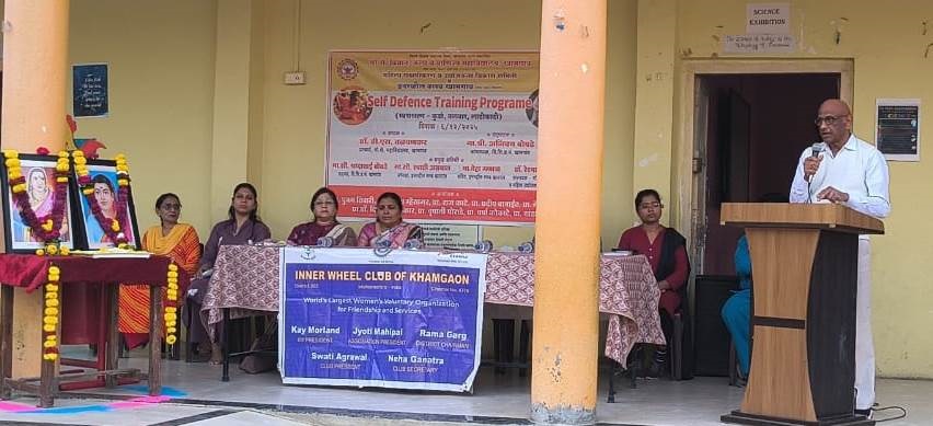 गो. से. महाविद्यालयात स्वसंरक्षण प्रशिक्षण वर्गाचे उत्साहात उद्घाटन