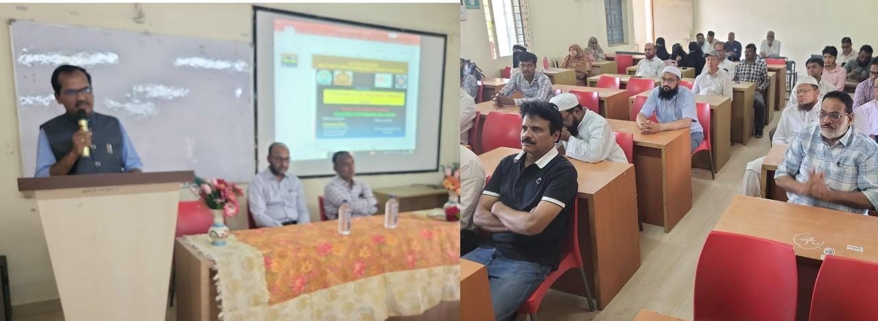 मिल्लीया महाविद्यालयात महात्मा ज्योतिबा फुले व डॉ. बाबासाहेब आंबेडकर जयंती साजरी     विद्यार्थ्यांनी शिक्षण, समानता व सामाजिक बांधिलकी यांचे मूल्य आत्मसात करावे – प्राचार्य डॉ.मोहम्मद इलयास