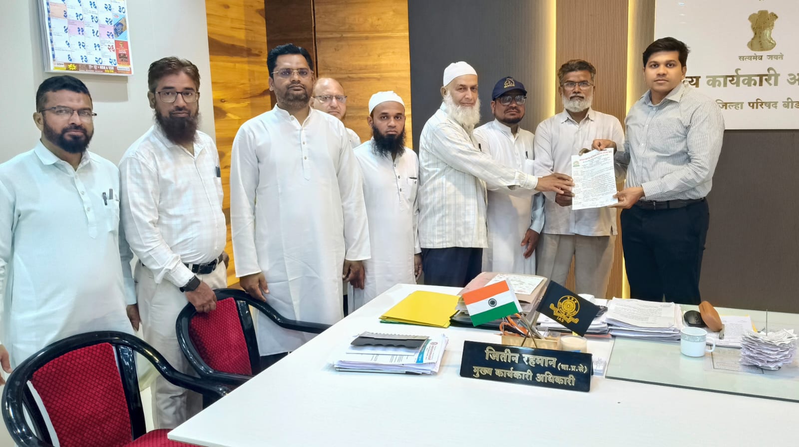 उर्दू माध्यमातील रिक्त पदे भरली जाणार, निवृत्त शिक्षकांच्या लाभवाटपात सेवाज्येष्ठतेला प्राधान्य – मुख्य कार्यकारी अधिकारी जितीन रहेमान
